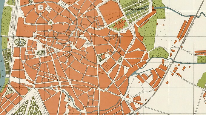 1890 Nuevo Plano de Valladolid