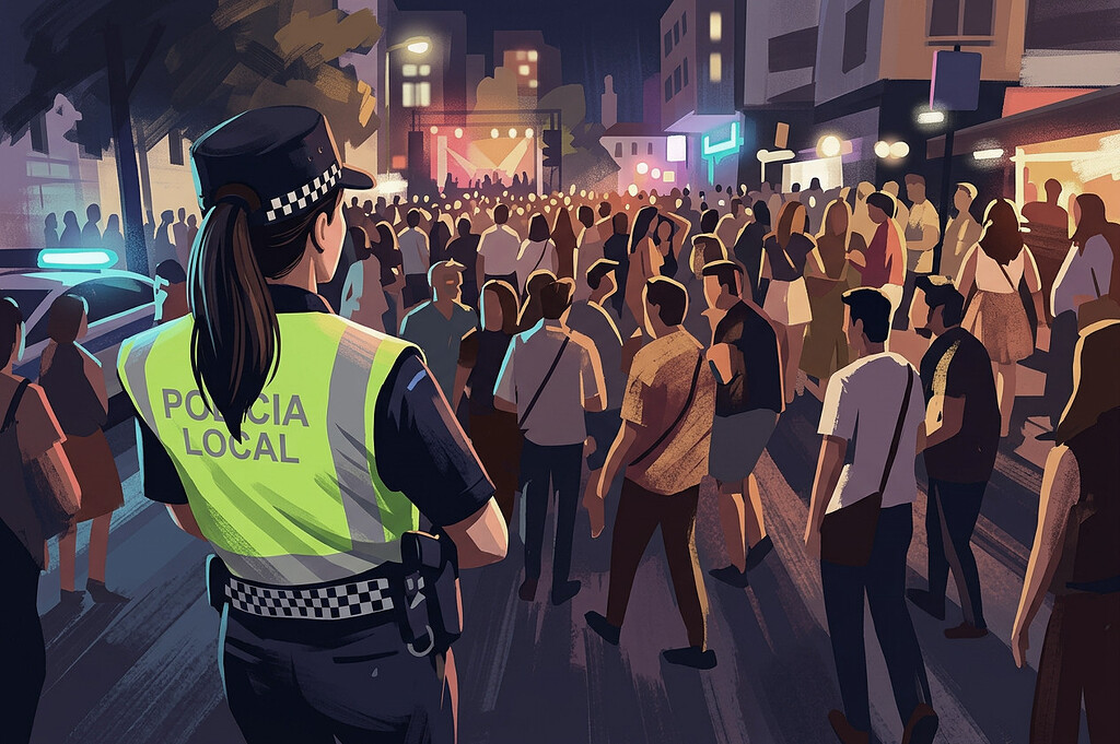 Un millón de euros en horas extra: El precio de una ciudad de macroeventos con una policía bajo mínimos