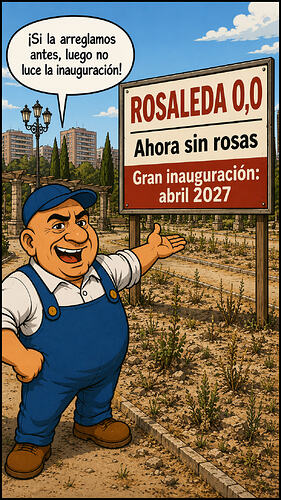 La Rosaleda 0,0: Ahora sin rosas