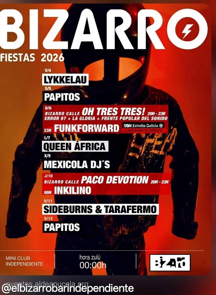 Fiestas Bizarro 2026