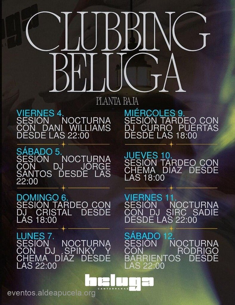 Clubbing Beluga (Sesiones de música)