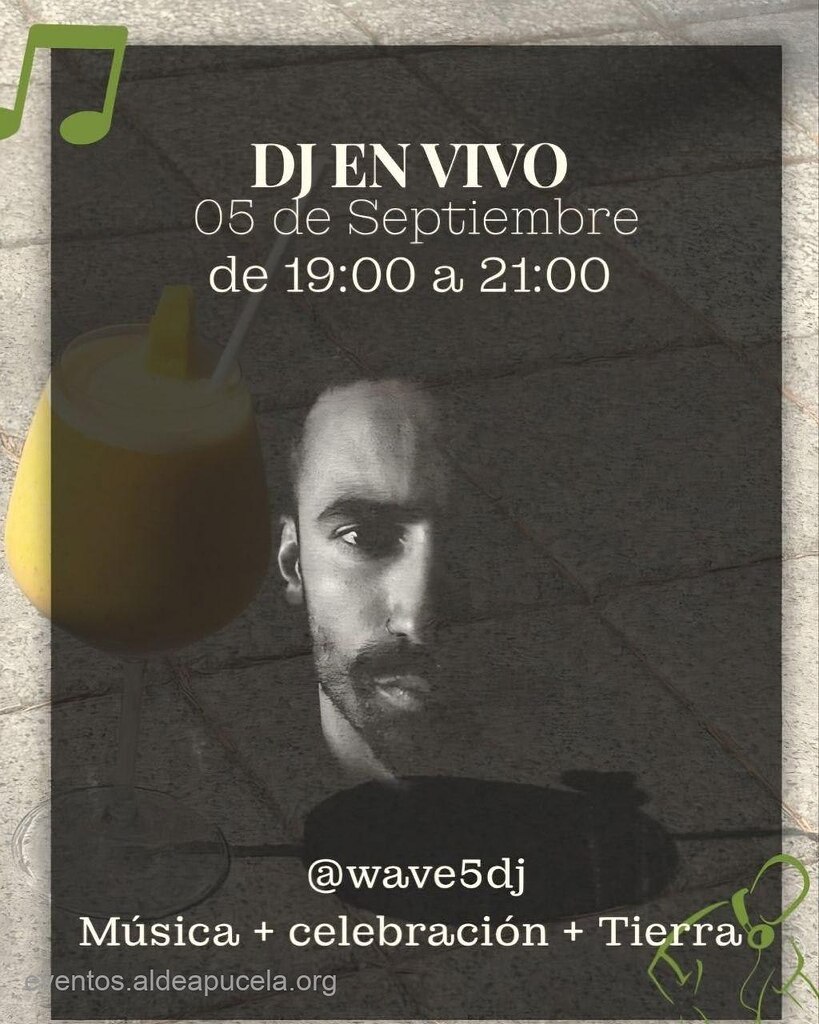 DJ en Vivo (Música + celebración + Tierra)