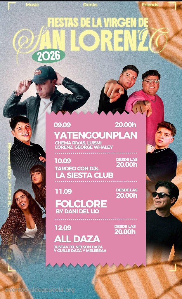Conciertos de Fiestas 2026 en La Pera Limonera