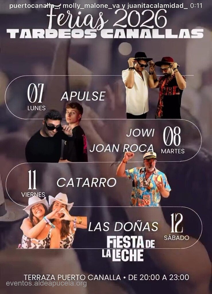 Tardeos Canallas (Ferias 2026)