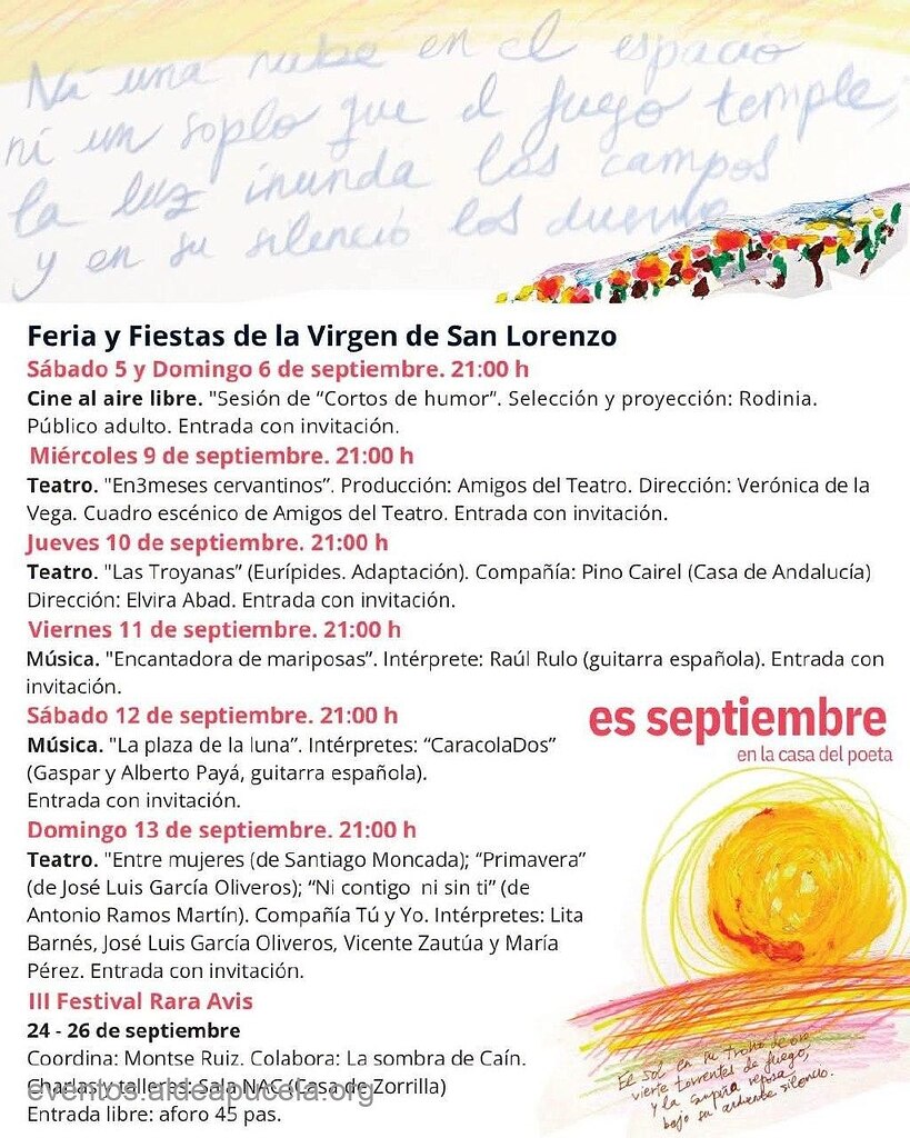 Eventos ferias en La casa de zorrilla