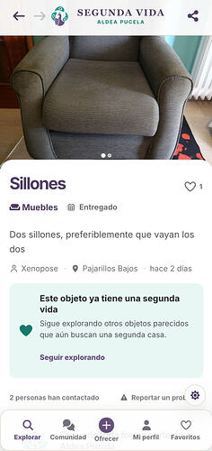 Algunos objetos han tardado muy poco en encontrar una segunda vida.