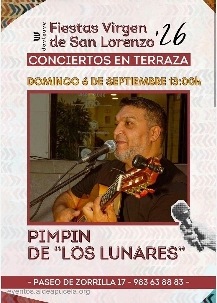 Pimpin de "Los Lunares" (Concierto en terraza)