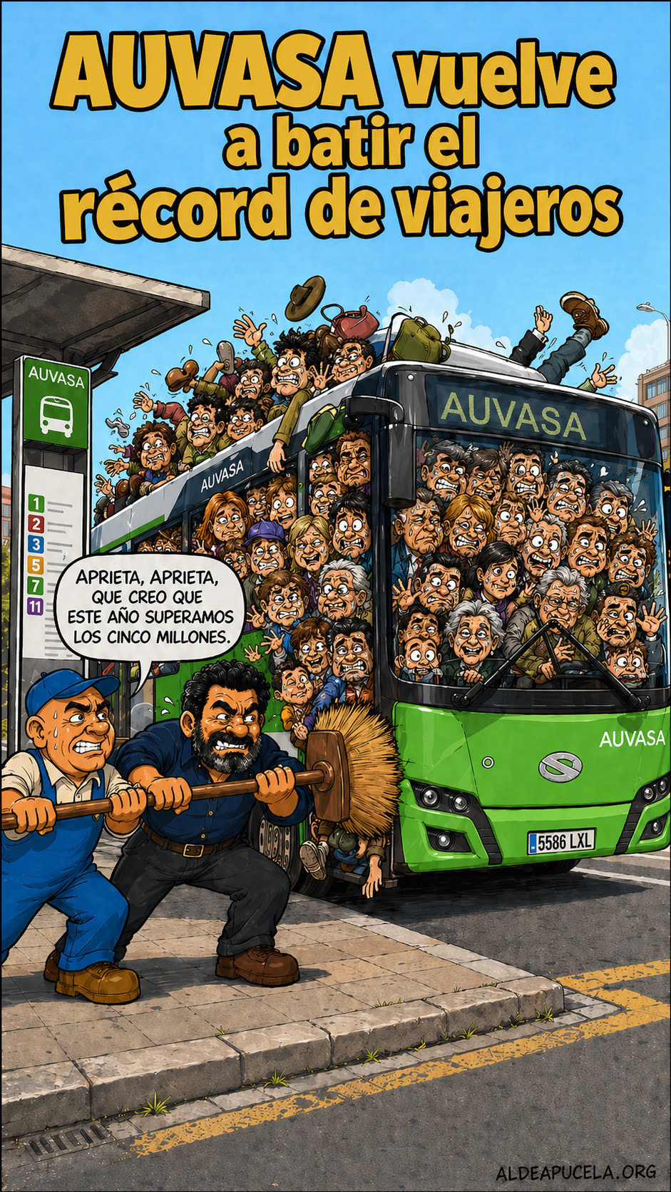 AUVASA vuelve a batir el récord de viajeros