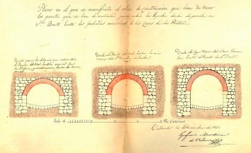 1848, bóvedas de cubrimiento del primer tramo entre San Benito y Platería