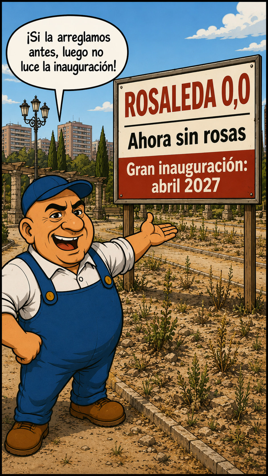 La Rosaleda 0,0: Ahora sin rosas
