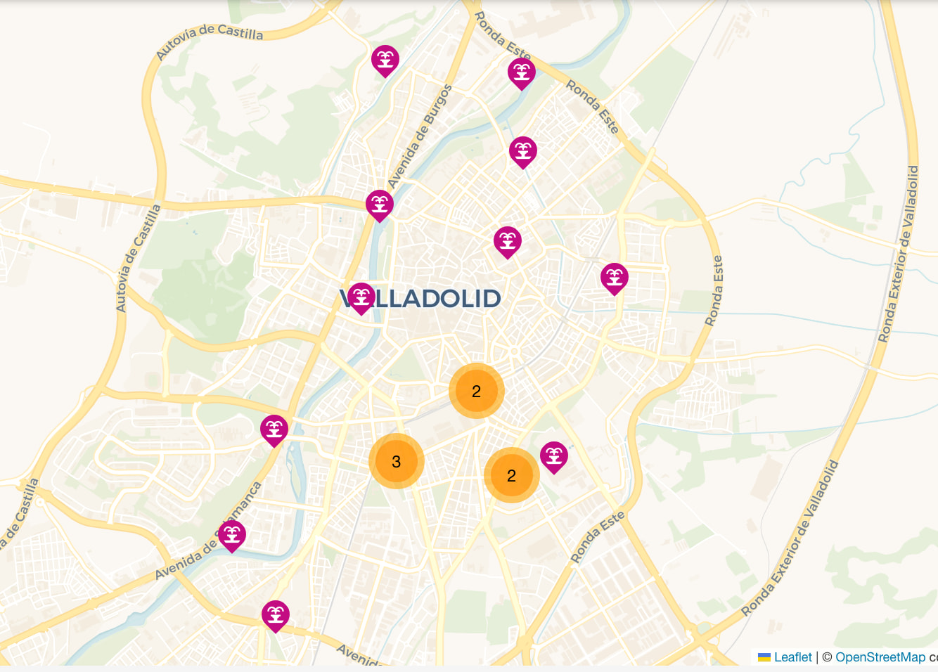 Mapa colaborativo vecinal de fuentes no operativas - Basura Cero