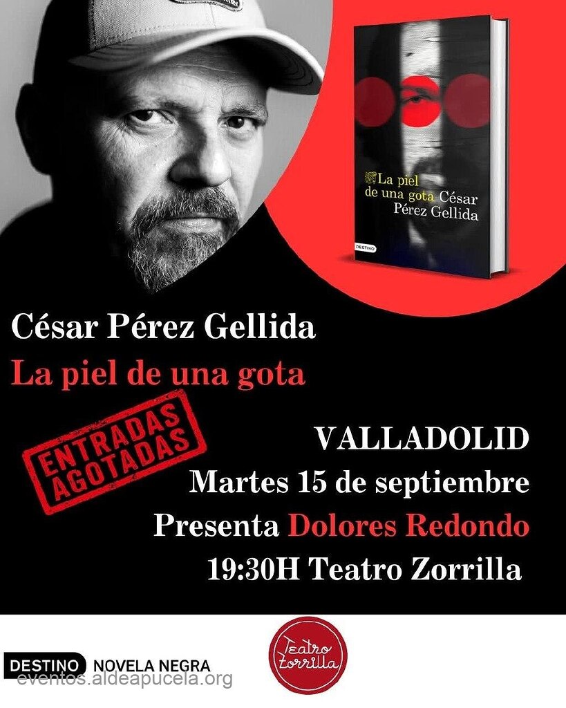 La piel de una gota (Presentación de libro)