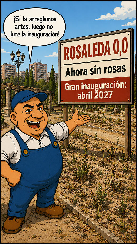 La Rosaleda 0,0: Ahora sin rosas